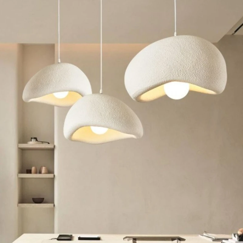 Japanese Pendant Light Single Head Bar Counter Lamp Guesthouse Showroom Creative Unique Handmade Cream Colored Lighting Fixture
Japanese Pendant Light Single Head Bar Counter Lamp Guesthouse Showroom Creative Unique Handmade Cream Colored Lighting Fixture