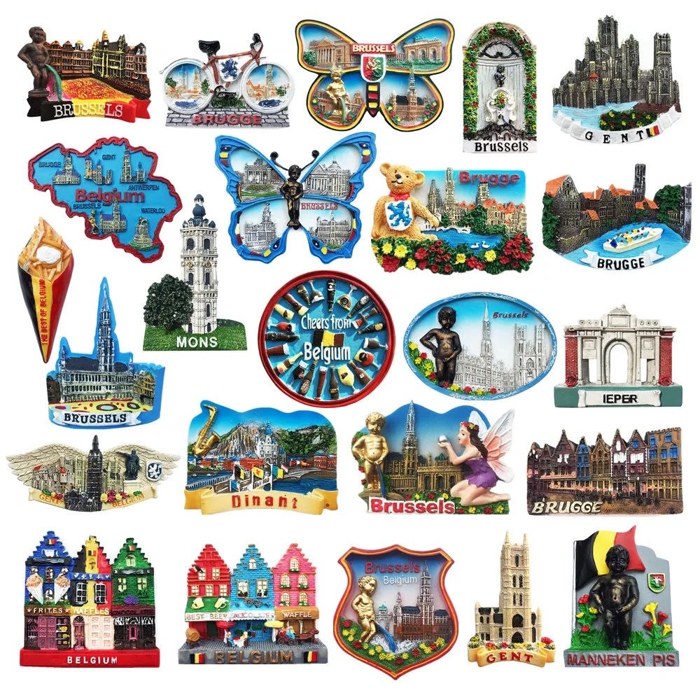 Belgium Fridge Magnet Tourist Souvenirs Refrigerator Magnetic Stickers Travel Gifts
Belgium Fridge Magnet Tourist Souvenirs Refrigerator Magnetic Stickers Travel Gifts