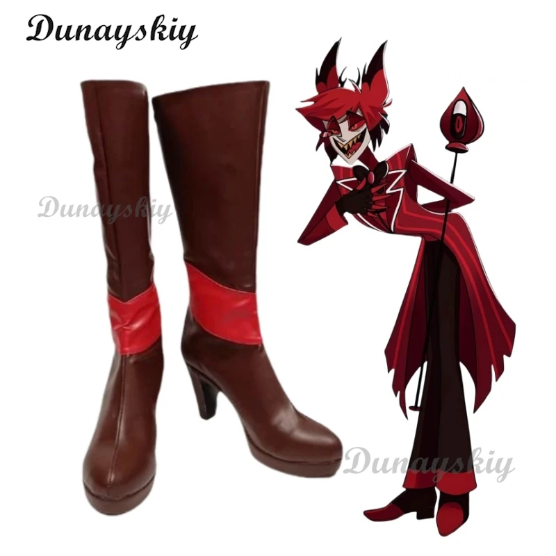 Hazzzbininin Cos Hotel Alastor Cosplay Shoes for Women Men Heel LeatherBoots Alastor Boots Halloween Accessories Custom Made
Hazzzbininin Cos Hotel Alastor Cosplay Shoes for Women Men Heel LeatherBoots Alastor Boots Halloween Accessories Custom Made