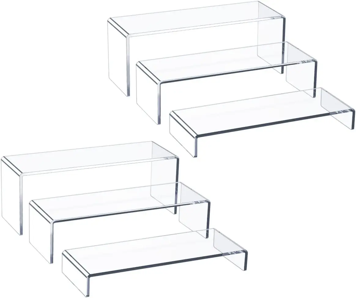 Acrylic Display Riser, 6 Pcs 12" Large Acrylic Risers, Thickened 5mm Clear Rectangular Shelf for Cupcake Stand, Tiered Display
Acrylic Display Riser, 6 Pcs 12" Large Acrylic Risers, Thickened 5mm Clear Rectangular Shelf for Cupcake Stand, Tiered Display