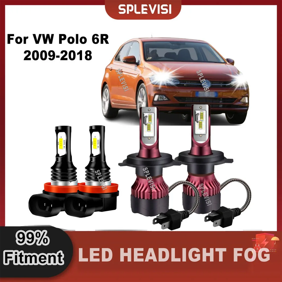 Car LED Headlight High Low Beam Foglight Bulb 6000K White For VW Polo 6R 2009-2018 2010 2011 2012 2013 2014 2015 2016 2017
Car LED Headlight High Low Beam Foglight Bulb 6000K White For VW Polo 6R 2009-2018 2010 2011 2012 2013 2014 2015 2016 2017