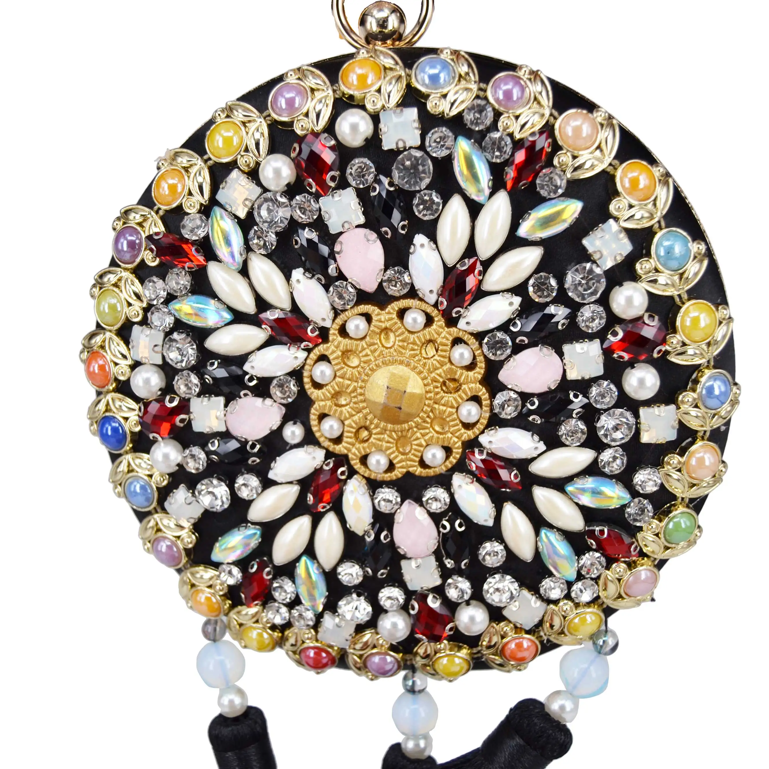 Гламурный круглый клатч с разноцветными стразами и черными кисточками, винтажный кошелек для вечерних вечеринок, сумки для выпускного вечера Z91
Гламурный круглый клатч с разноцветными стразами и черными кисточками, винтажный кошелек для вечерних вечеринок, сумки для выпускного вечера Z91