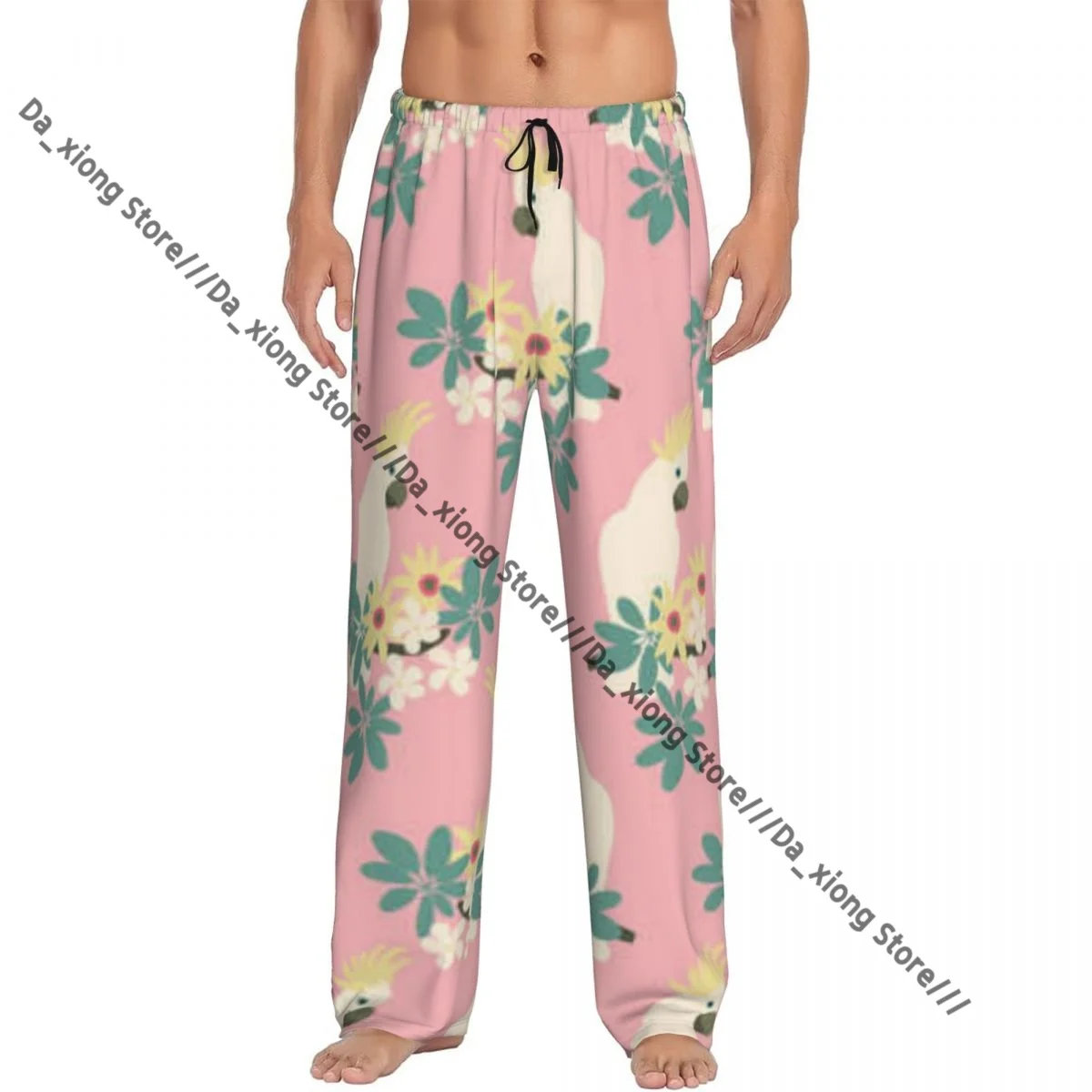 Мужские штаны для сна, мужские брюки для отдыха, мужские пижамные штаны с принтом попугаев Kakadu и тропических растений
Мужские штаны для сна, мужские брюки для отдыха, мужские пижамные штаны с принтом попугаев Kakadu и тропических растений