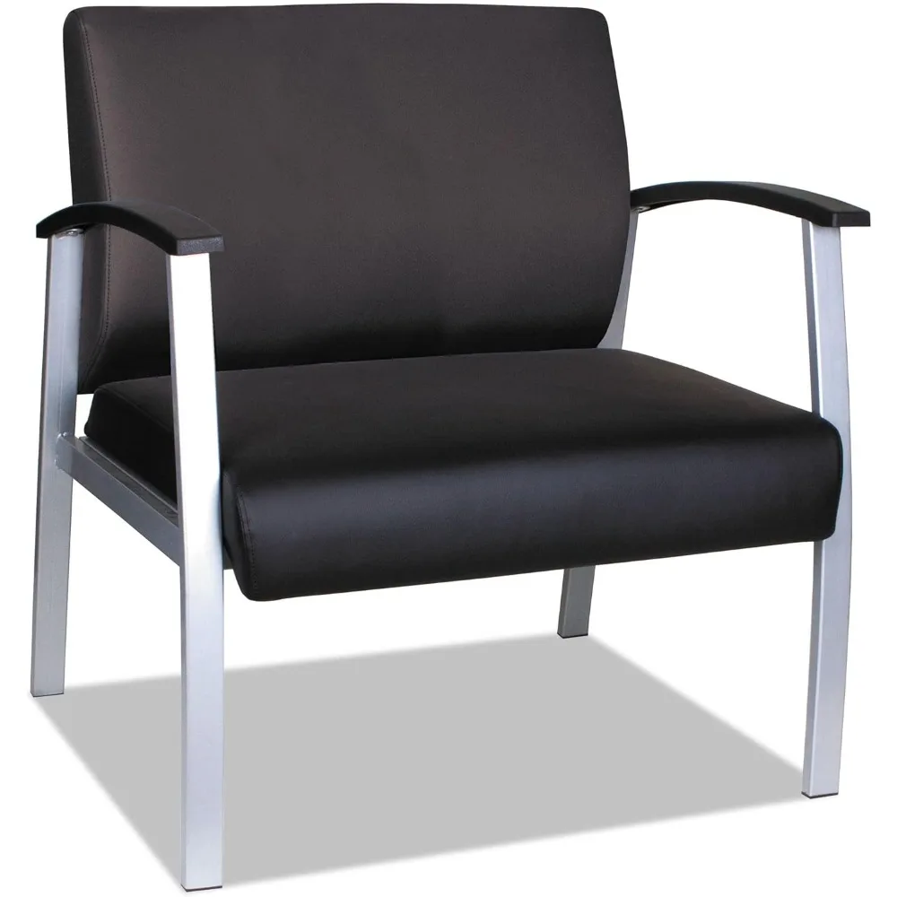 MetaLounge Series 30.51 in. X 26.96 in. X 33.46 in. Bariatric Guest Chair - Black/Silver,Stylish and Flexible Design,chair
MetaLounge Series 30.51 in. X 26.96 in. X 33.46 in. Bariatric Guest Chair - Black/Silver,Stylish and Flexible Design,chair