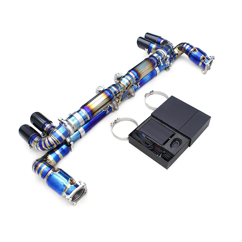 YK Performance Valved Exhaust For Porsche 911 997/997.2 Turbo S 3.8T 2010-2012 Titanium Mirror Polished High Temp TIG Welded
YK Performance Valved Exhaust For Porsche 911 997/997.2 Turbo S 3.8T 2010-2012 Titanium Mirror Polished High Temp TIG Welded