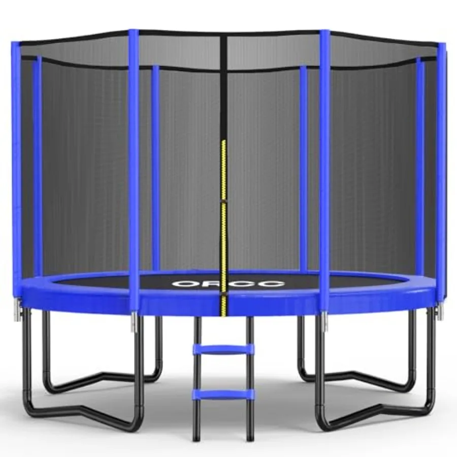 8FT 10FT 12FT 14FT Outdoor Trampoline with Enclosure Net 410LBS Heavy-Duty Recreational Trampoline for and Adults Rust-Resistan
8FT 10FT 12FT 14FT Outdoor Trampoline with Enclosure Net 410LBS Heavy-Duty Recreational Trampoline for and Adults Rust-Resistan