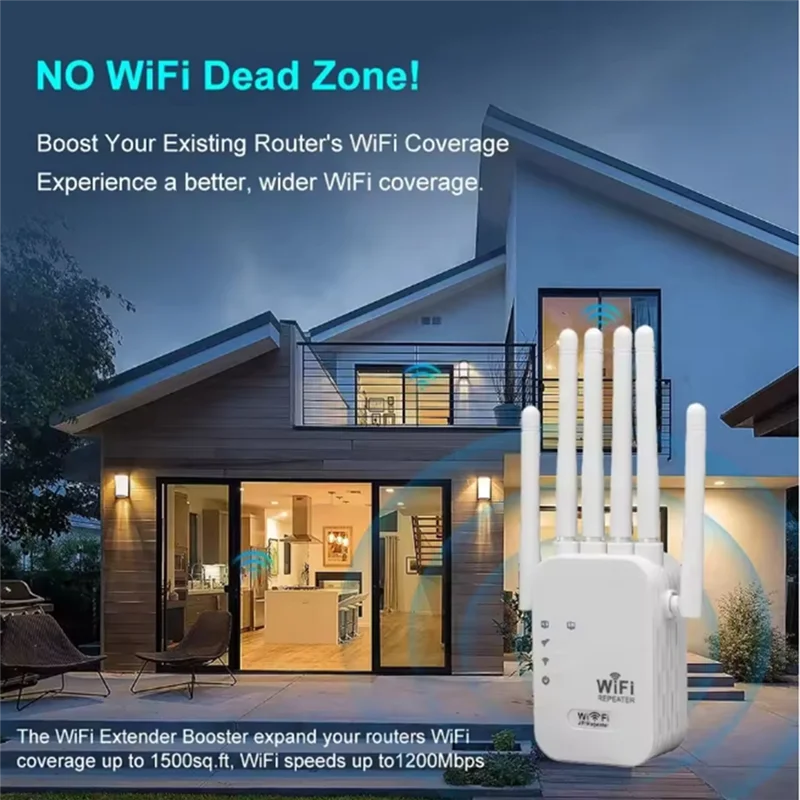 B50B-1200 Мбит/с беспроводной повторитель Wi-Fi расширитель диапазона Wi-Fi усилитель сигнала 2,4G 5G сеть Wi-Fi усилитель маршрутизатор вилка стандарта США
B50B-1200 Мбит/с беспроводной повторитель Wi-Fi расширитель диапазона Wi-Fi усилитель сигнала 2,4G 5G сеть Wi-Fi усилитель маршрутизатор вилка стандарта США