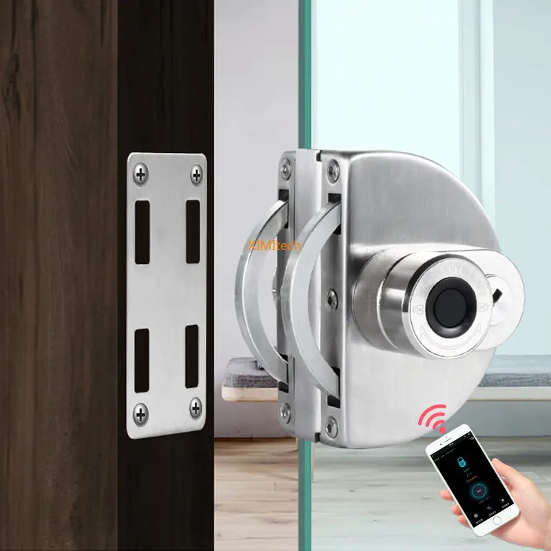 Sliding Access Control Office Glass Door Lock Bluetooth APP Fingerprint Glass Door Lock Stainless Steel Double Bolts Swing Push
Sliding Access Control Office Glass Door Lock Bluetooth APP Fingerprint Glass Door Lock Stainless Steel Double Bolts Swing Push