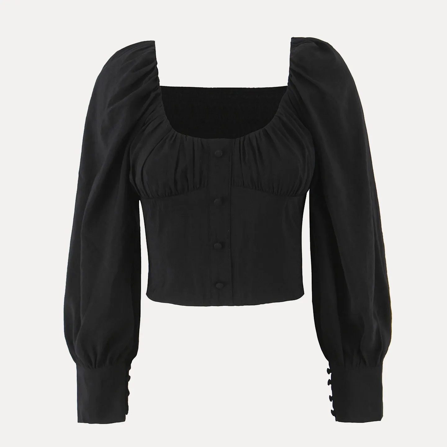 Faionable Retro Court Sle Women's irt Elastic Ba Versatile 2025 Winter New Arrival Bubble Sve Square Collar Blouse
Faionable Retro Court Sle Women's irt Elastic Ba Versatile 2025 Winter New Arrival Bubble Sve Square Collar Blouse