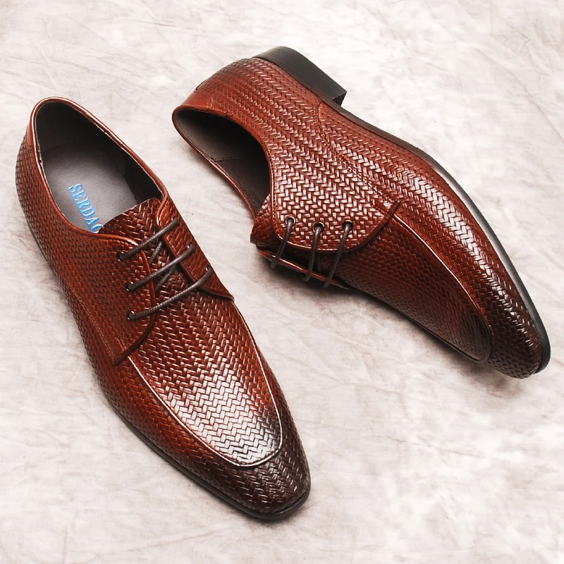 High Quality Mens Dress Shoes Genuine Leather Men's oxford Shoe Black Burgundy Lace Up Square Toe Wedding Formal Shoes For Men
High Quality Mens Dress Shoes Genuine Leather Men's oxford Shoe Black Burgundy Lace Up Square Toe Wedding Formal Shoes For Men