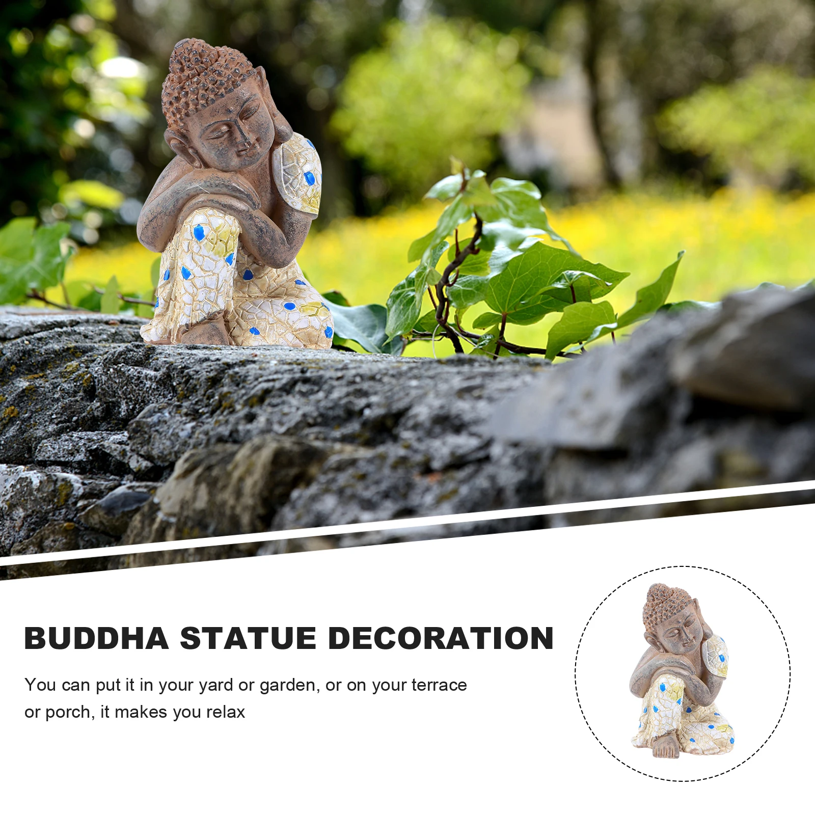 Ornament Zen Buddha Statue Fish Tank Decoration Household Mini Adornment Temple
Ornament Zen Buddha Statue Fish Tank Decoration Household Mini Adornment Temple