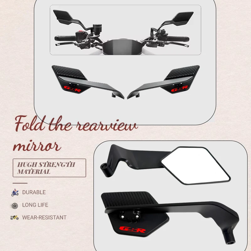 Motorcycle Side Mirrors Rearview Mirror For SV650 GSR 750 600 Accessories NEW CNC aluminium Left And Right Rearview Mirrors
Motorcycle Side Mirrors Rearview Mirror For SV650 GSR 750 600 Accessories NEW CNC aluminium Left And Right Rearview Mirrors