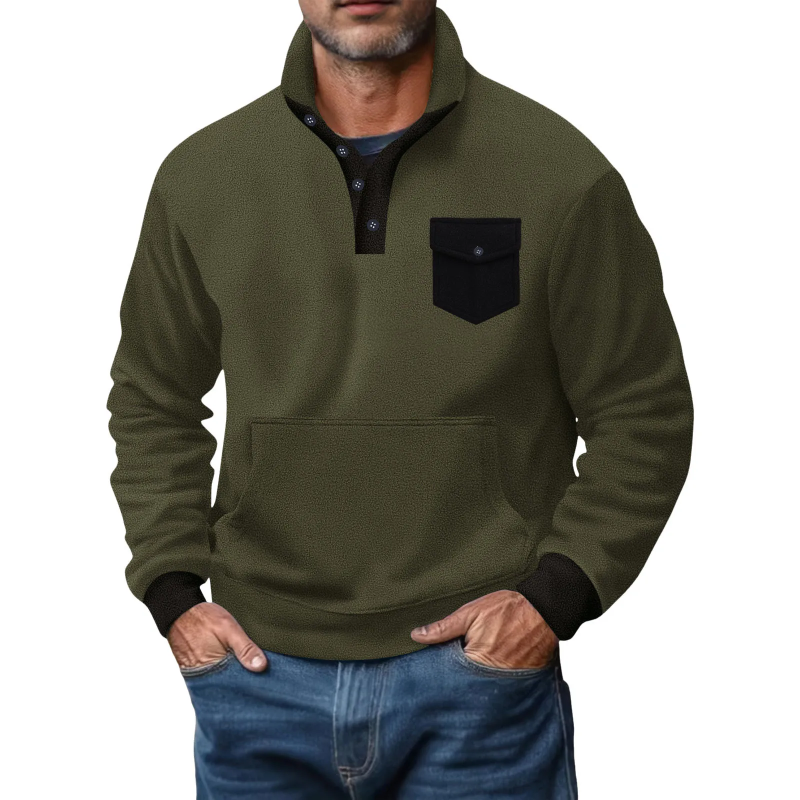 Men's Long Sleeve Patchwork Sweatshirt Casual Holiday Pullover Tops Retro Hip Hop Sportswear
Men's Long Sleeve Patchwork Sweatshirt Casual Holiday Pullover Tops Retro Hip Hop Sportswear