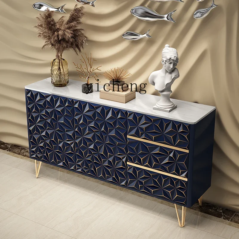 ZZ light luxury solid wood dining side cabinet rock slab entrance modern simple partition locker
ZZ light luxury solid wood dining side cabinet rock slab entrance modern simple partition locker