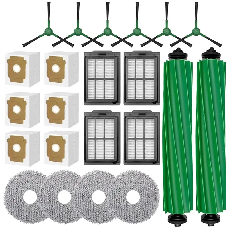 AGOUP Replacement Parts Kit Main Brush Side Brushes Hepa Filter Mop Pads Dust Bags For Irobot Roomba Plus 505/405 Combo Robot Va
AGOUP Replacement Parts Kit Main Brush Side Brushes Hepa Filter Mop Pads Dust Bags For Irobot Roomba Plus 505/405 Combo Robot Va