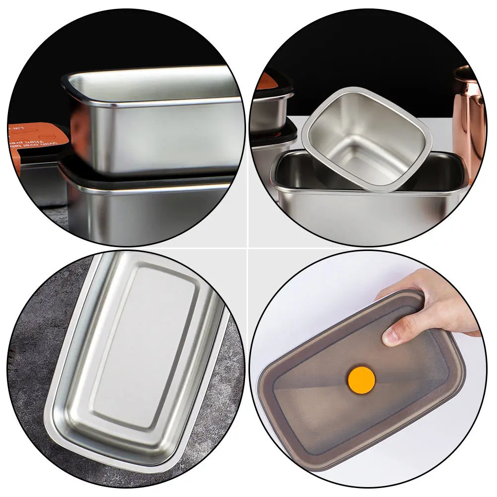 1Pcs 600ml Stainless Steel Lunch Box Rectangular Sealed Bento Food Storage Container Anti-Rust Practical Home Outdoor Picnic
1Pcs 600ml Stainless Steel Lunch Box Rectangular Sealed Bento Food Storage Container Anti-Rust Practical Home Outdoor Picnic