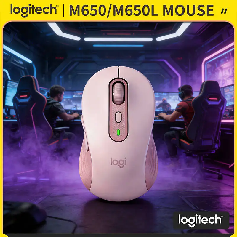 Logitech M650/M650L Signature Mouse - Wireless Ergonomic, 24-Month Battery, Sustainable Plastic, SmartWheel Scrolling
Logitech M650/M650L Signature Mouse - Wireless Ergonomic, 24-Month Battery, Sustainable Plastic, SmartWheel Scrolling