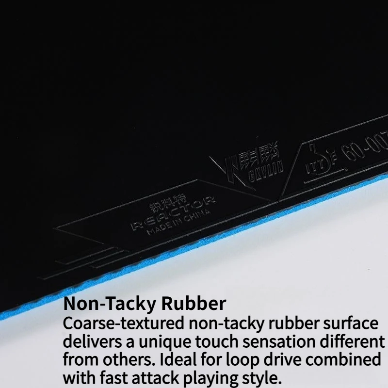 REACTOR Table Tennis Rubber Little Blue Fire Series Pimples in with Blue Cake Sponge MAX Mid-Hard/Mid-Soft Ping Pong Rubber
REACTOR Table Tennis Rubber Little Blue Fire Series Pimples in with Blue Cake Sponge MAX Mid-Hard/Mid-Soft Ping Pong Rubber