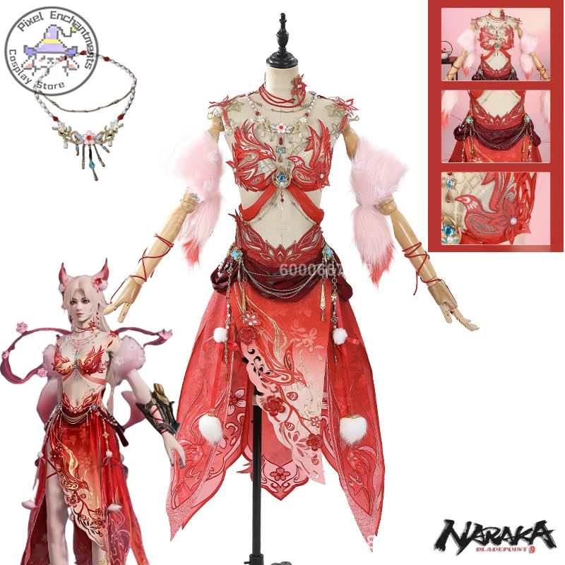 Game Naraka: Bladepoint Yulinglong Cosplay Costume High Quality New Year's Anime New Skin Clothes Red Dress Role Play Halloween
Game Naraka: Bladepoint Yulinglong Cosplay Costume High Quality New Year's Anime New Skin Clothes Red Dress Role Play Halloween