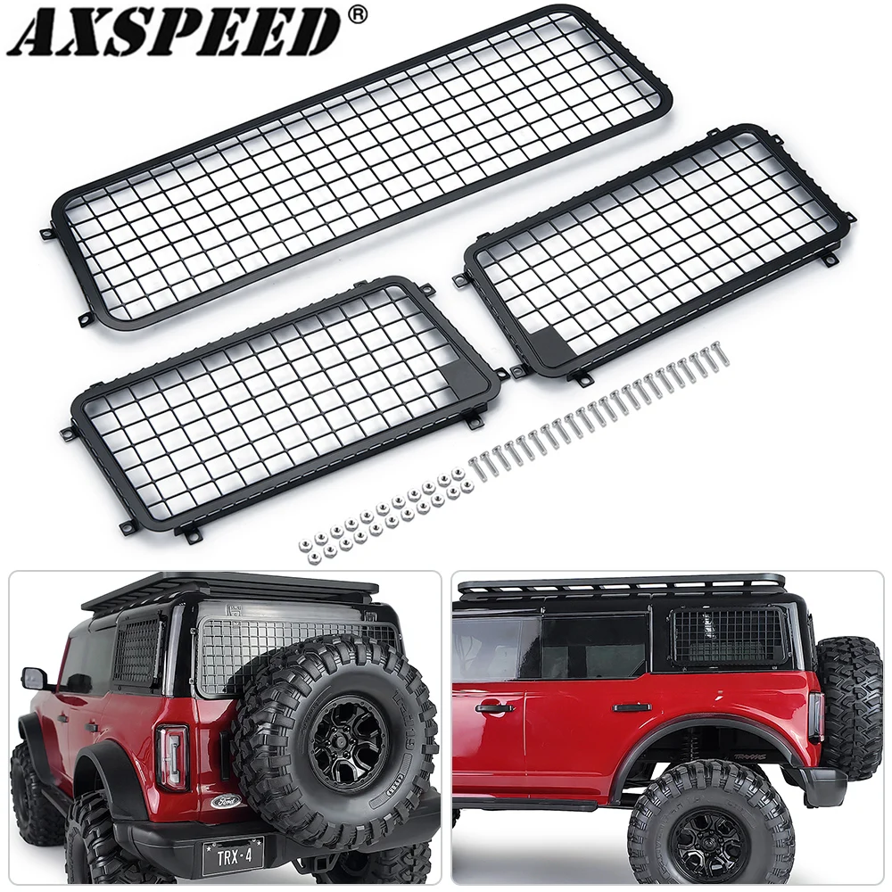 AXSPEED TRX4 Browco Metal Window Mesh Protective Net for 1/10 RC Crawler Car Trx-4 Upgrade Parts
AXSPEED TRX4 Browco Metal Window Mesh Protective Net for 1/10 RC Crawler Car Trx-4 Upgrade Parts