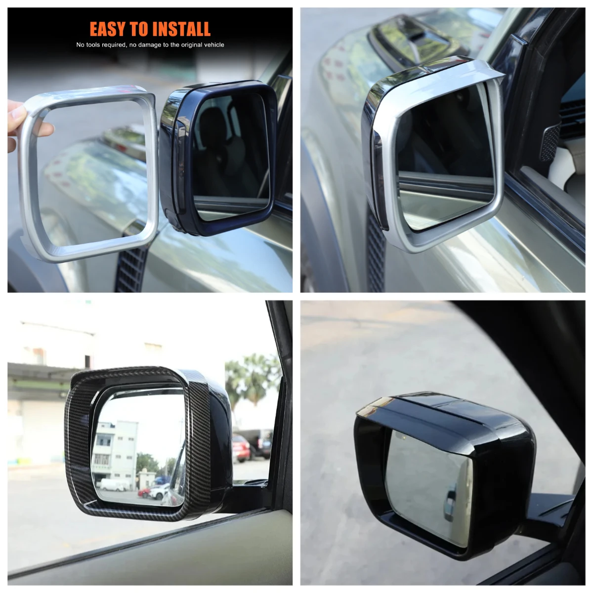 For Land Rover Defender 90 110 130 2020-2025 ABS Car Rear View Mirror Rain Eyebrow Cover Trim Stickers Car Accessories
For Land Rover Defender 90 110 130 2020-2025 ABS Car Rear View Mirror Rain Eyebrow Cover Trim Stickers Car Accessories