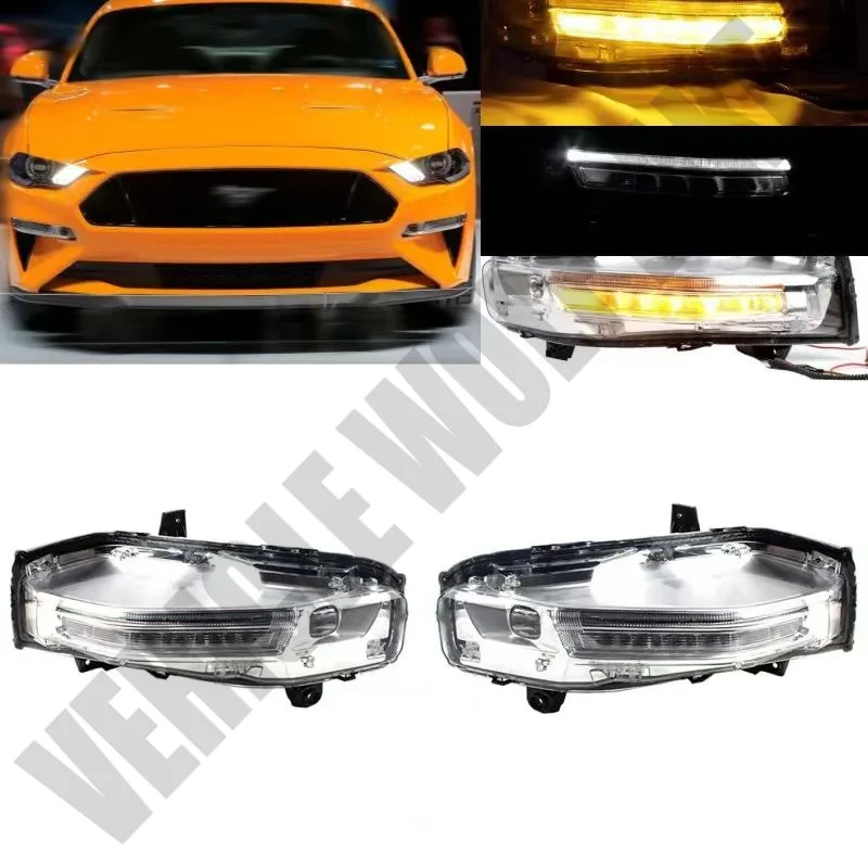 For Ford Mustang European Version 2018 2019 2020 2021 2022 Left+ Right Side Front LED DRL Daytime Running Lights Fog Lamp Light
For Ford Mustang European Version 2018 2019 2020 2021 2022 Left+ Right Side Front LED DRL Daytime Running Lights Fog Lamp Light