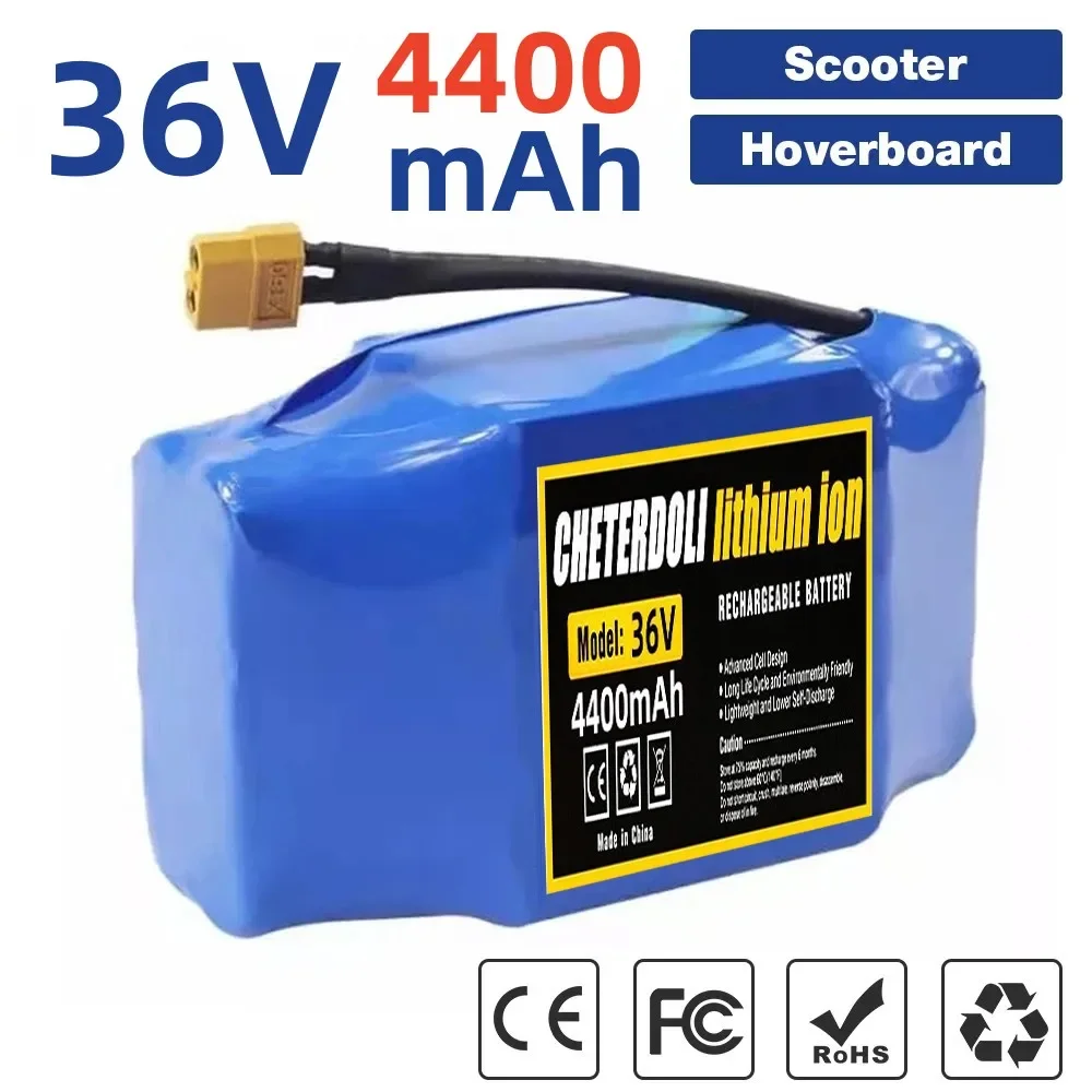 High-quality Battery for Electric Self-balancing Scooter,HoverBoard and Unicycle 36V 12Ah 10s2p Rechargeable Lithium-ion Battery
High-quality Battery for Electric Self-balancing Scooter,HoverBoard and Unicycle 36V 12Ah 10s2p Rechargeable Lithium-ion Battery