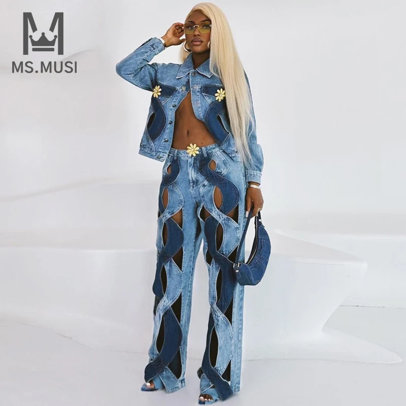 MSMUSI 2023 New Fashion Women Sexy Floral Hollow Out Two Piece Set Bodycon Party Turn Down Collar Blazer Top Long Pant Set Suit
MSMUSI 2023 New Fashion Women Sexy Floral Hollow Out Two Piece Set Bodycon Party Turn Down Collar Blazer Top Long Pant Set Suit