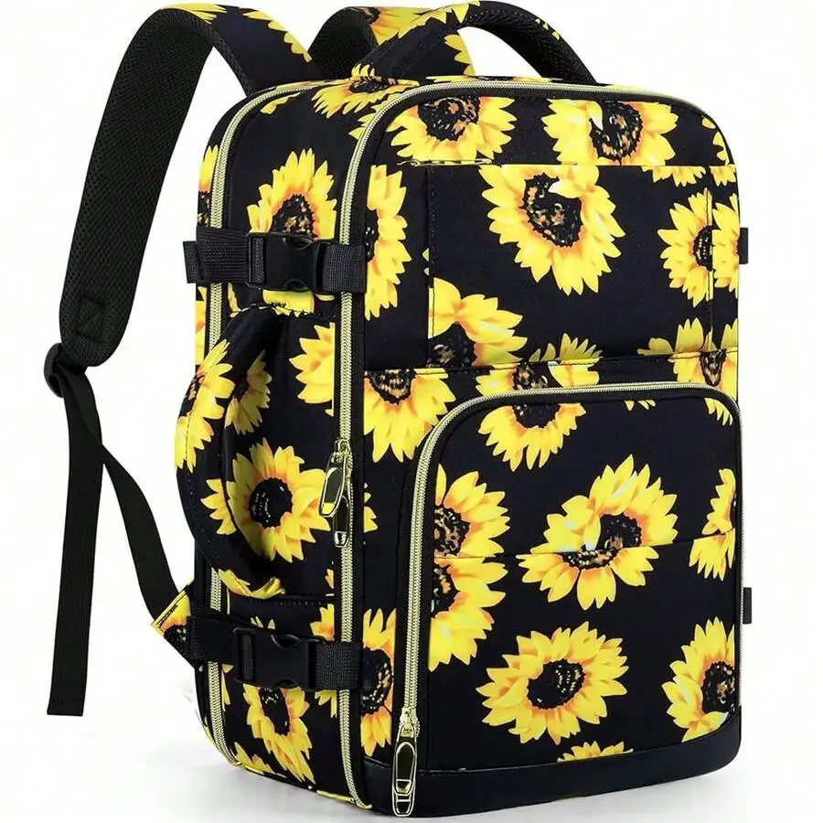 Sunflower Print Travel Backpack For Adults Carry On Laptop Bag 15.6 Inch TSA Approved Personal Item
Sunflower Print Travel Backpack For Adults Carry On Laptop Bag 15.6 Inch TSA Approved Personal Item
