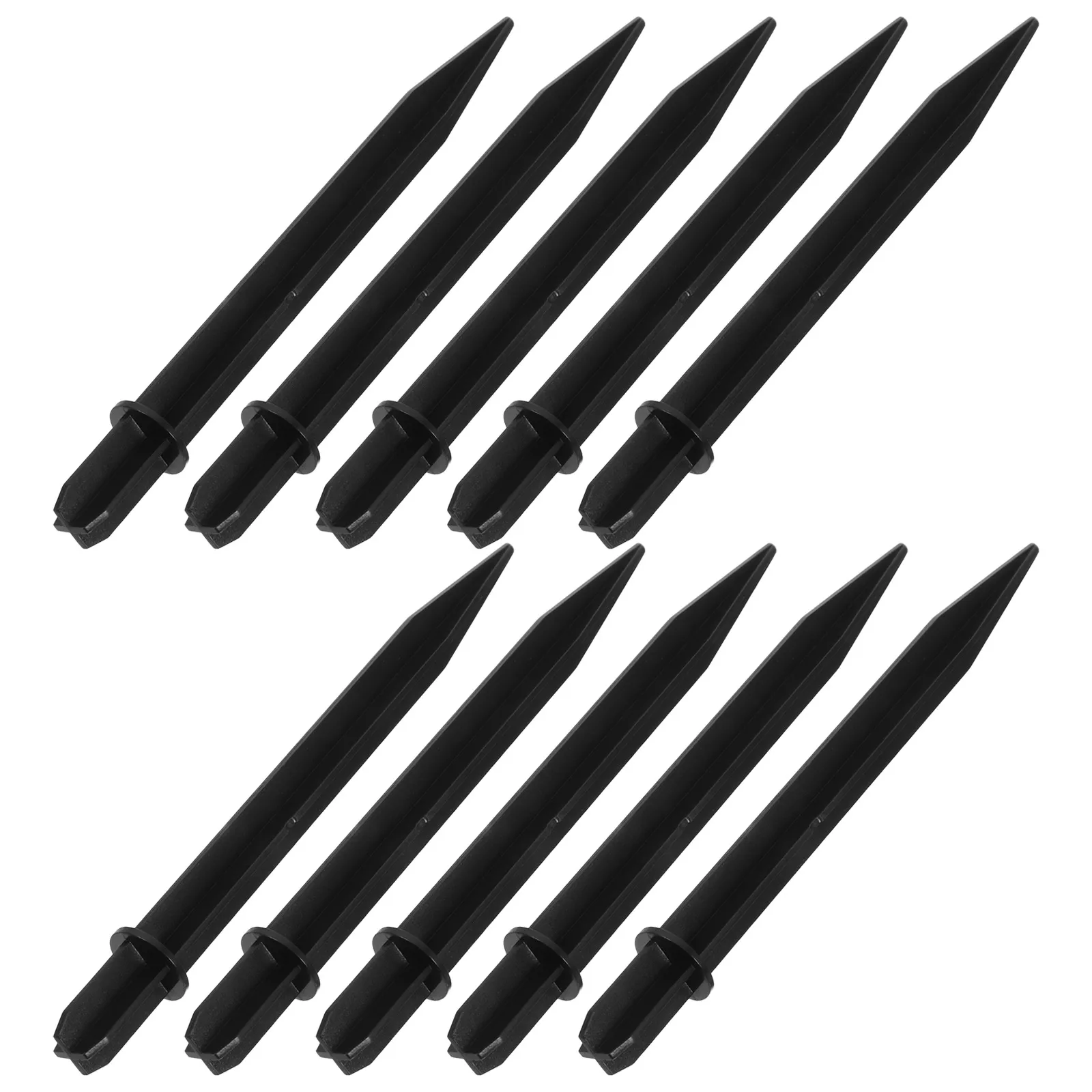 10 Pcs Solar Light Ground Stakes Lawn Lamp Accessories Durable Plastic Black Garden Outdoor Yard Pathway Lighting
10 Pcs Solar Light Ground Stakes Lawn Lamp Accessories Durable Plastic Black Garden Outdoor Yard Pathway Lighting