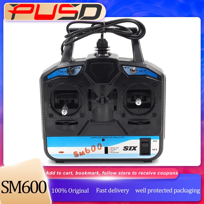 New Arrival Flysky SM600 6CH RealFlight7 RC Radio Transmitter Support G6 G7 XTR FMS For FPV Drone Airplane Remote Controller
New Arrival Flysky SM600 6CH RealFlight7 RC Radio Transmitter Support G6 G7 XTR FMS For FPV Drone Airplane Remote Controller