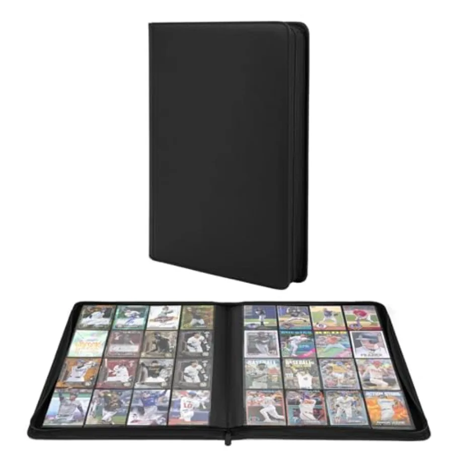 Premium 1000+ Pockets Trading Card Binder 16-Pocket Ringless Side-Loading Album for TCG MTG Lorcana Sports and Standard-Size Ca
Premium 1000+ Pockets Trading Card Binder 16-Pocket Ringless Side-Loading Album for TCG MTG Lorcana Sports and Standard-Size Ca