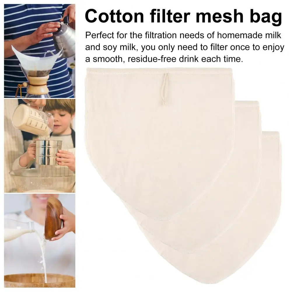 Fine Mesh Filter Bag Reusable Nut Milk Bags for Straining Almond Milk Cheese Cloth Bags for Yogurt Brew Coffee Set for Juicing
Fine Mesh Filter Bag Reusable Nut Milk Bags for Straining Almond Milk Cheese Cloth Bags for Yogurt Brew Coffee Set for Juicing