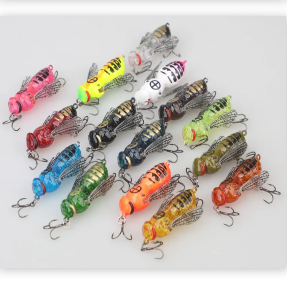 2025 5g Weight Fishing Lures 48mm Size Insect Shape Bionic Swimbaits Floating Design Wobblers Bass Fishing
2025 5g Weight Fishing Lures 48mm Size Insect Shape Bionic Swimbaits Floating Design Wobblers Bass Fishing