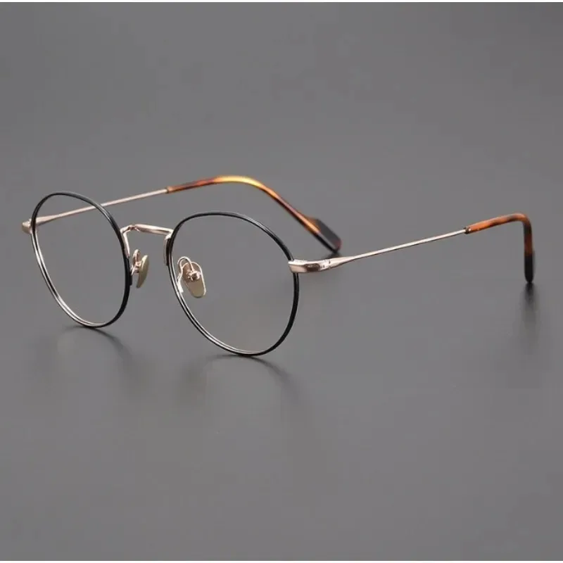 Japanese Handmade Ultra-light Retro Round Women Blue Light Glasses Frames for Prescription Gafas Women Accessories Titanium
Japanese Handmade Ultra-light Retro Round Women Blue Light Glasses Frames for Prescription Gafas Women Accessories Titanium