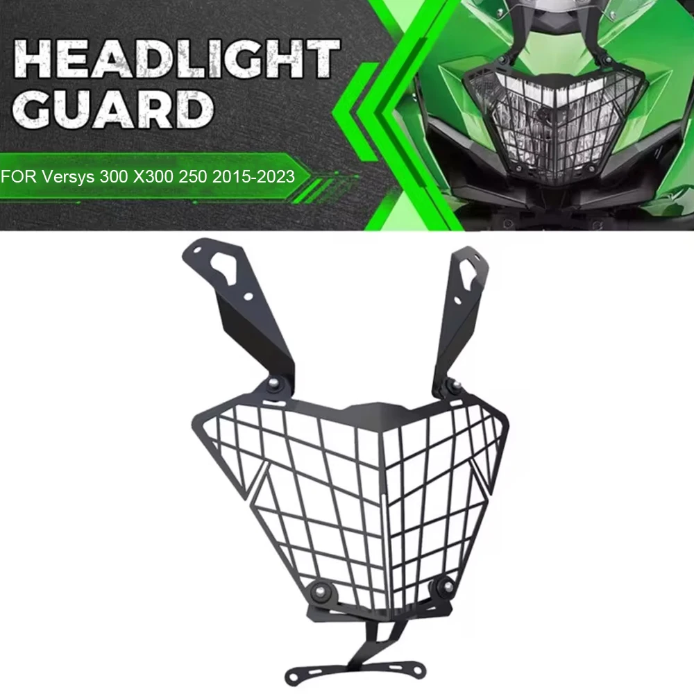 For KAWASAKI Versys-X 250 300 250 ABS 300 ABS 2017-2023 Motorcycle Headlight Guard Grille Headlamp Bracket Head Light Guard
For KAWASAKI Versys-X 250 300 250 ABS 300 ABS 2017-2023 Motorcycle Headlight Guard Grille Headlamp Bracket Head Light Guard