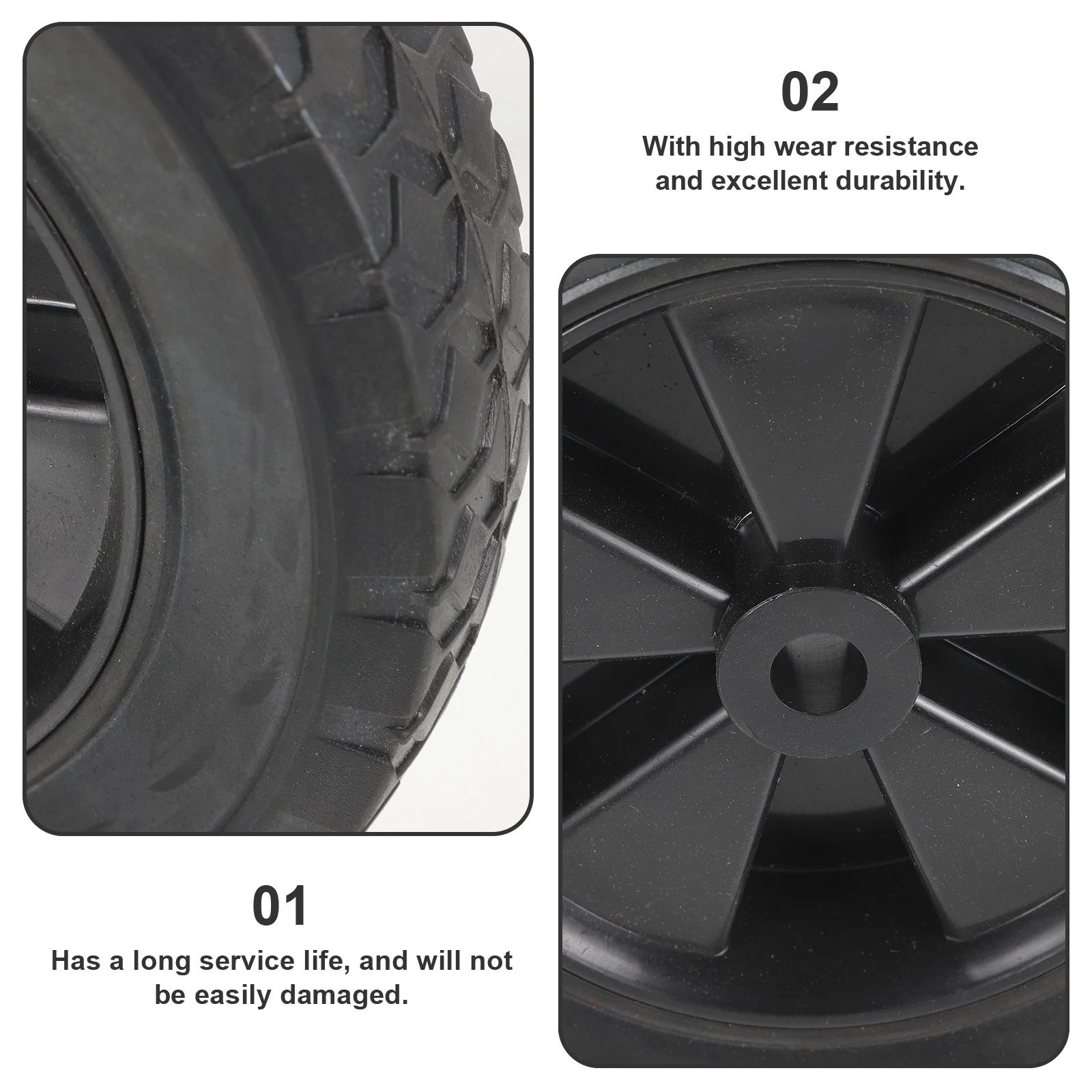 Stable Rubber Cart Wheel Replacement for Garden Cart Lawn Mower Wheel Wheelbarrow Trolley Replacement
Stable Rubber Cart Wheel Replacement for Garden Cart Lawn Mower Wheel Wheelbarrow Trolley Replacement