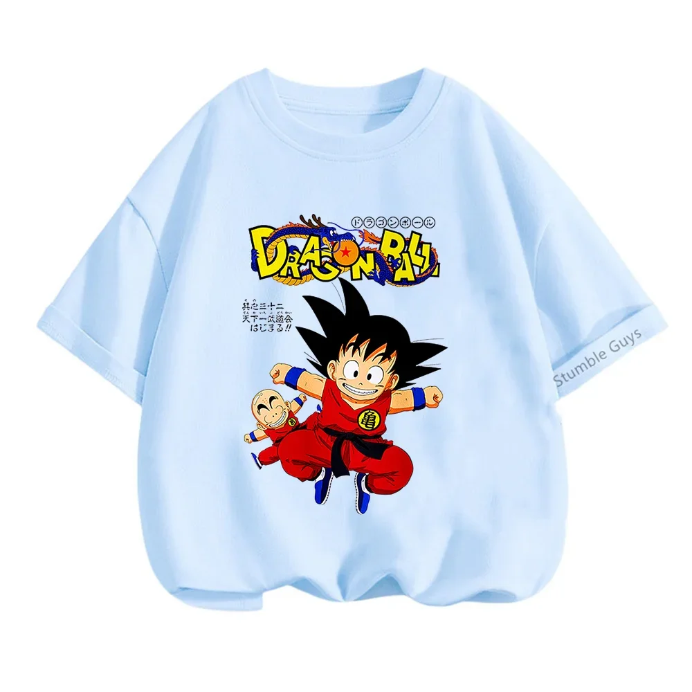 Летняя детская быстросохнущая футболка Dragon Ball, одежда для мальчиков и девочек, топы с изображением Гоку, Вегеты, Супер Сайяна Какарота
Летняя детская быстросохнущая футболка Dragon Ball, одежда для мальчиков и девочек, топы с изображением Гоку, Вегеты, Супер Сайяна Какарота