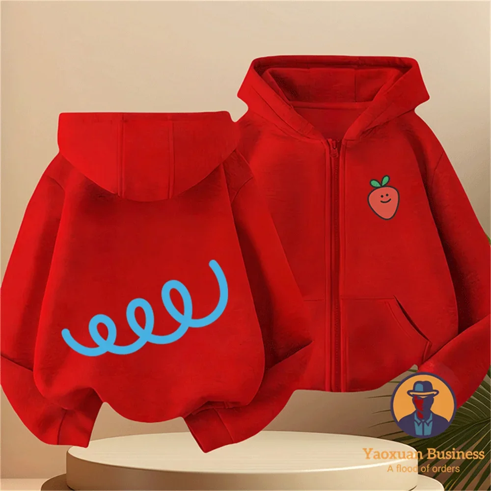 High Quality Pure Cotton 2D Simple Sketches Cartoon Autumn Winter Warm Casual Boys Girls Zipper Hoodie
High Quality Pure Cotton 2D Simple Sketches Cartoon Autumn Winter Warm Casual Boys Girls Zipper Hoodie
