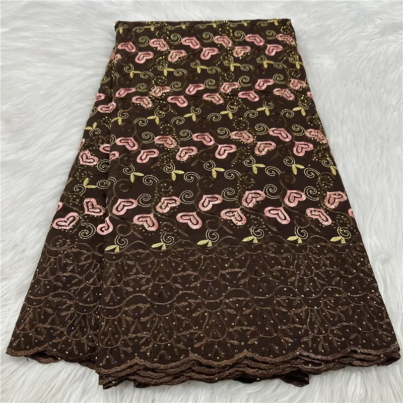 5 yard With Scarf Swiss lace fabric Dry lace embroidery African 100% cotton fabrics Swiss voile lace Dubai style 18L1050501
5 yard With Scarf Swiss lace fabric Dry lace embroidery African 100% cotton fabrics Swiss voile lace Dubai style 18L1050501
