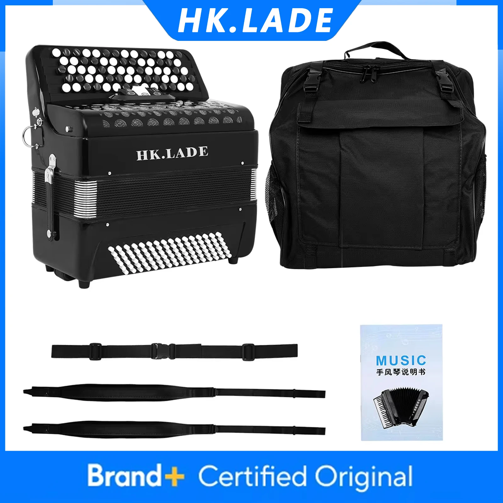 Аккордеон HK.LADE AH-220, 69 клавиш, 96 басов, многорегистровый, с чехлом, для выступлений и обучения
Аккордеон HK.LADE AH-220, 69 клавиш, 96 басов, многорегистровый, с чехлом, для выступлений и обучения