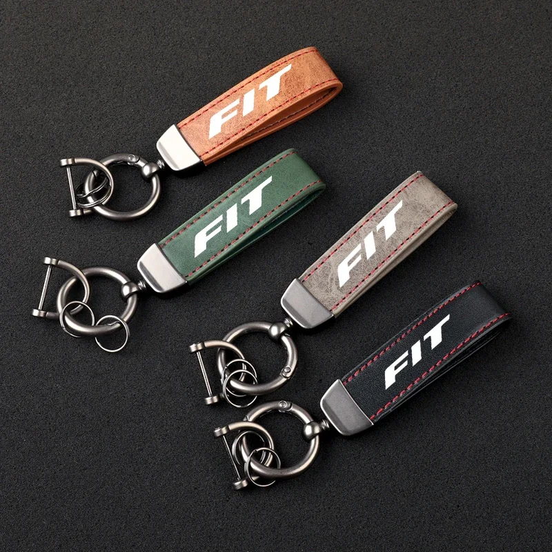 High-Grade Leather Car KeyChain 360 Degree Rotating Horseshoe Key Rings For Honda FIT Car KeyChain Car Accessories
High-Grade Leather Car KeyChain 360 Degree Rotating Horseshoe Key Rings For Honda FIT Car KeyChain Car Accessories