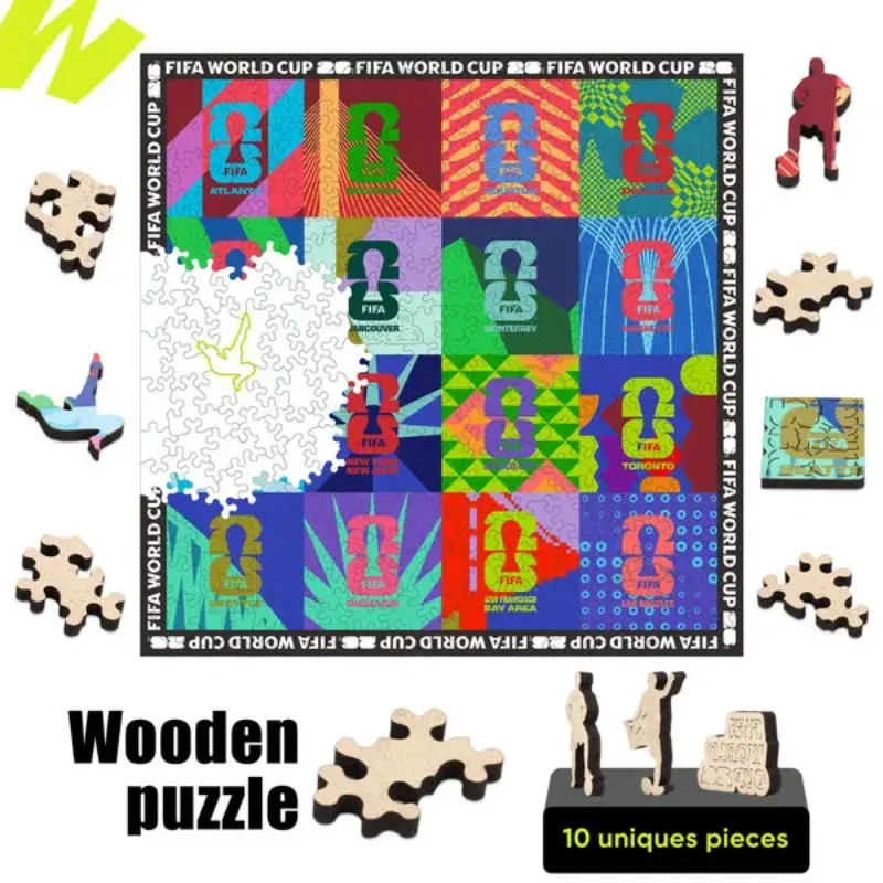2026 FIFA World Cup Host City Jigsaw Puzzle Poster 12.6*12.6in for Adults Challenging High Quality Puzzles Gifts for Soccer Fans
2026 FIFA World Cup Host City Jigsaw Puzzle Poster 12.6*12.6in for Adults Challenging High Quality Puzzles Gifts for Soccer Fans