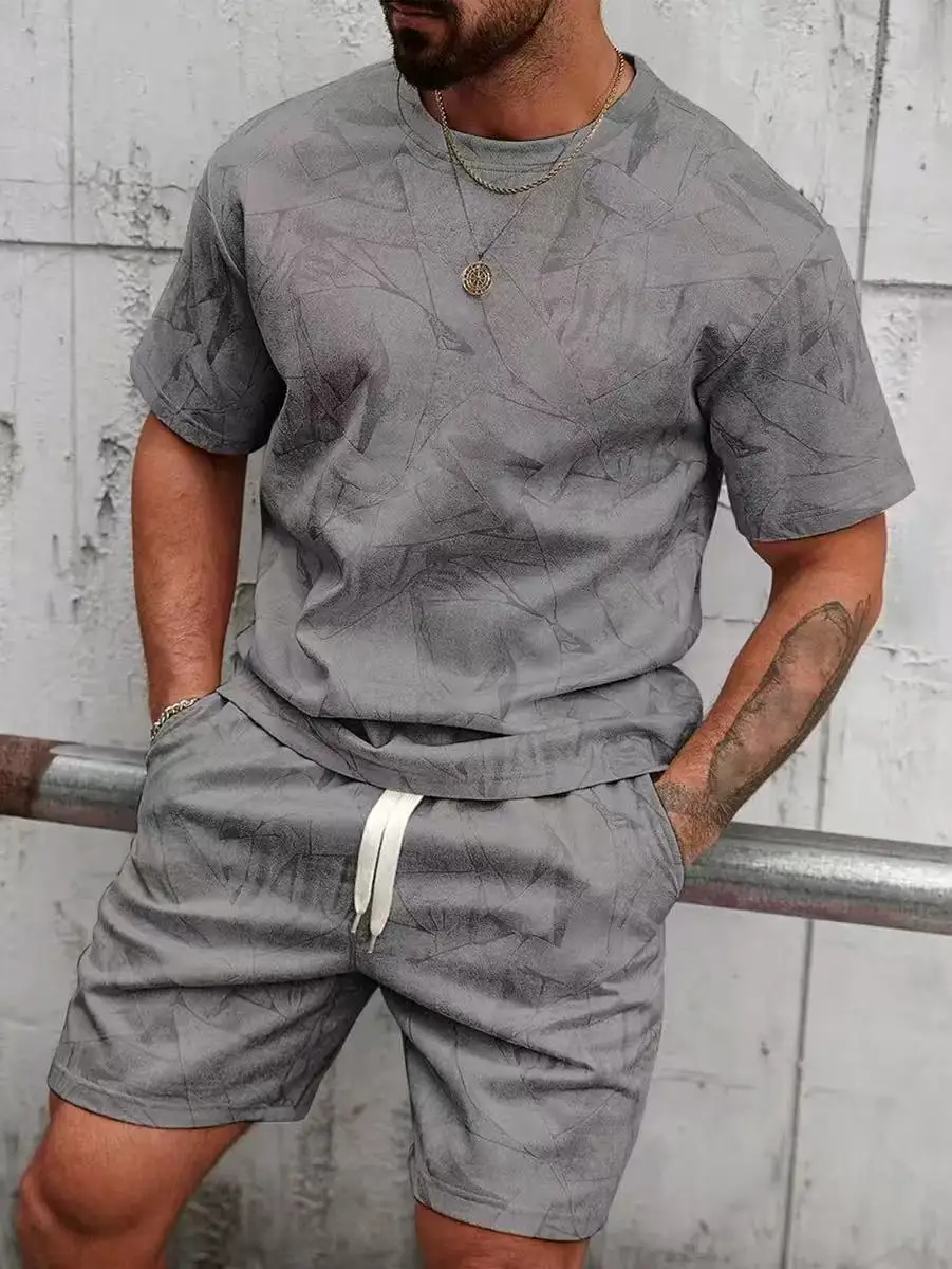 New Summer Tracksuit Men Fashion T-shirt and Utility Shorts Sets Men Casual Camouflage Sporty Men's 2 Pieces Sportswear Suit Set
New Summer Tracksuit Men Fashion T-shirt and Utility Shorts Sets Men Casual Camouflage Sporty Men's 2 Pieces Sportswear Suit Set