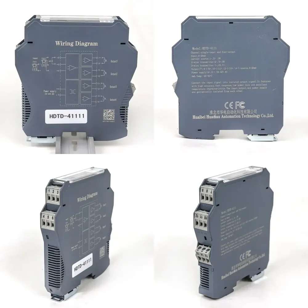 Analog signal Isolation Transmitter 1 in 2 Out Input 0-5V Output 4-20ma Passive signal Isolator
Analog signal Isolation Transmitter 1 in 2 Out Input 0-5V Output 4-20ma Passive signal Isolator