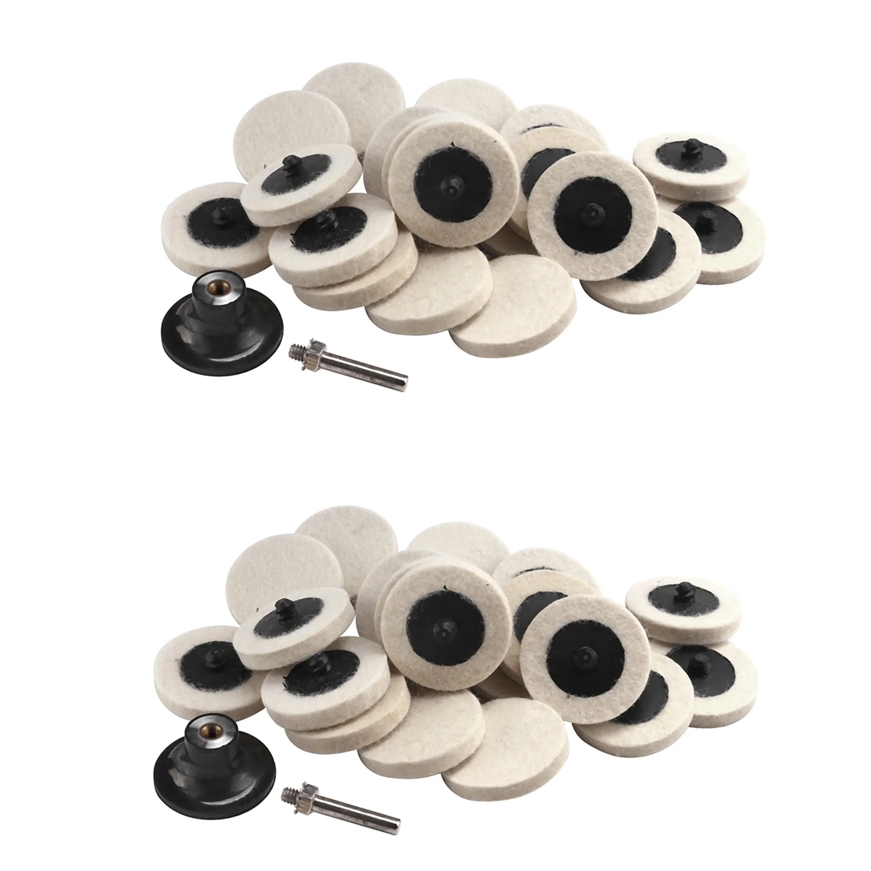 40Pcs 2 Inch Compressed Artificial Wool Fabric Qc Disc Polishing Buffing Pads Wheels With 2Pcs 2 Inch Disc Pad Holder New
40Pcs 2 Inch Compressed Artificial Wool Fabric Qc Disc Polishing Buffing Pads Wheels With 2Pcs 2 Inch Disc Pad Holder New