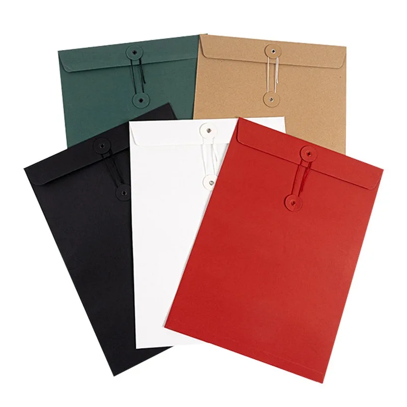 30Pcs File Storage Bag A4 Kraft Paper Envelope Multi Functional Document Bag Gift Packaging Envelopes Business Office Supplies
30Pcs File Storage Bag A4 Kraft Paper Envelope Multi Functional Document Bag Gift Packaging Envelopes Business Office Supplies