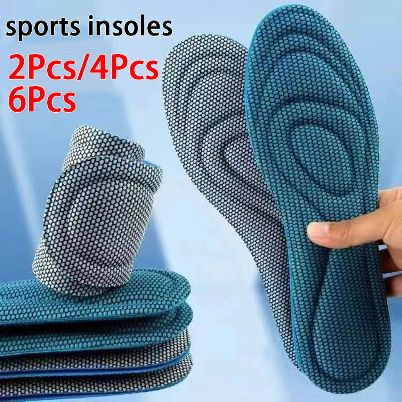 2Pcs/4Pcs/6Pcs Memory Foam Soft Insole Men's Breathable Anti-odor Shoe Pads Running Sports Insoles
2Pcs/4Pcs/6Pcs Memory Foam Soft Insole Men's Breathable Anti-odor Shoe Pads Running Sports Insoles