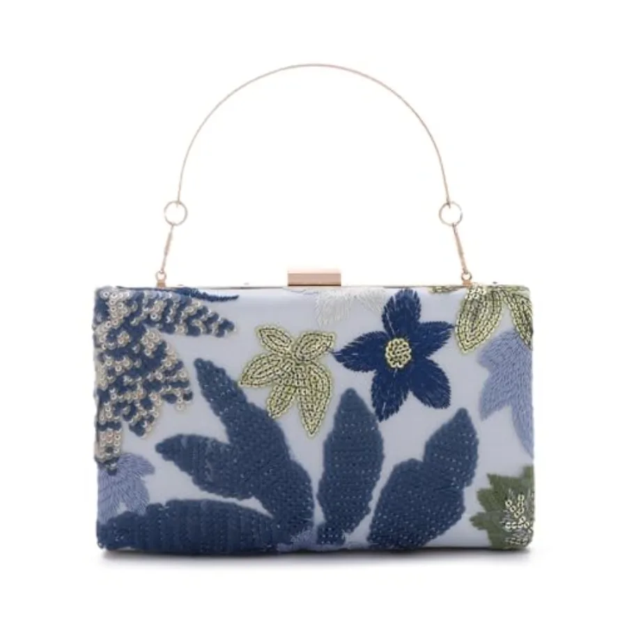 Embroidery Clutch Purses for Women Floral Sequin Evening Bag Formal Designer Handbags with Chain for Wedding, Party
Embroidery Clutch Purses for Women Floral Sequin Evening Bag Formal Designer Handbags with Chain for Wedding, Party