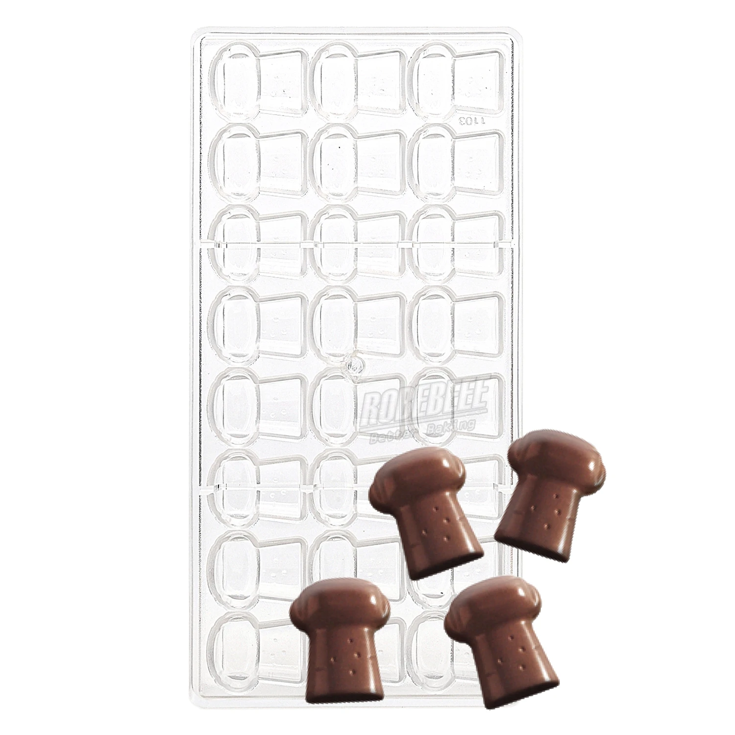 24 Cavities Mushroom Agaric Shape Clear Polycarboante Plastic Chocolate Mould for Kitchen DIY Candy Making Gadgets and Tools
24 Cavities Mushroom Agaric Shape Clear Polycarboante Plastic Chocolate Mould for Kitchen DIY Candy Making Gadgets and Tools